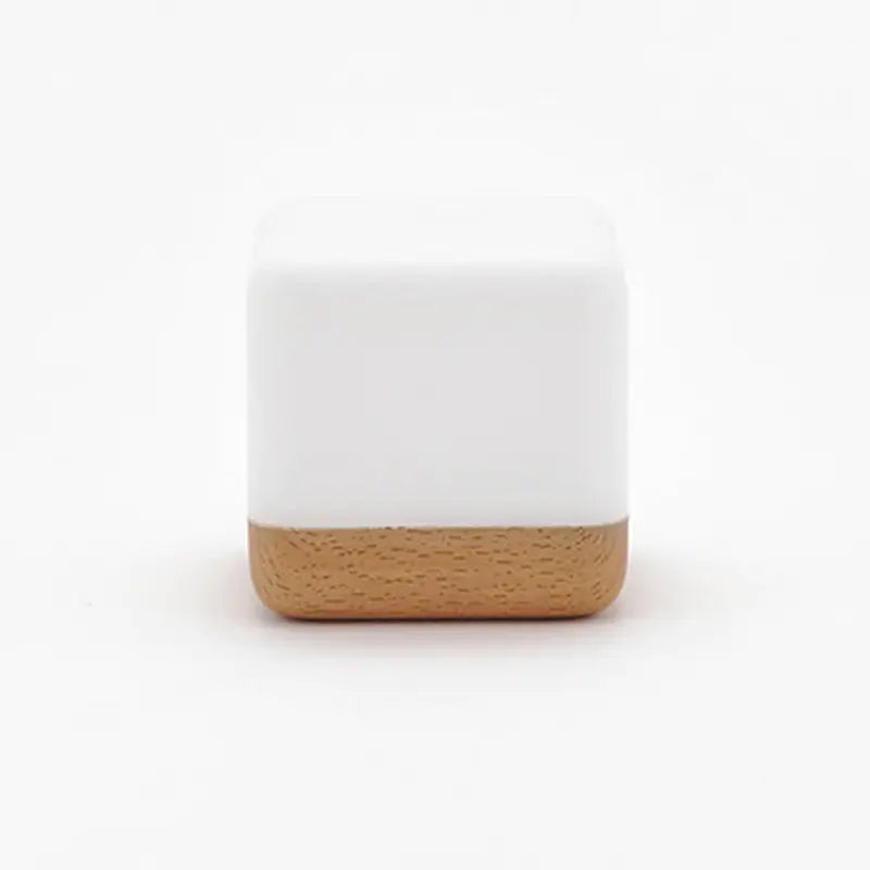 USB Rechargeable LED Cube Night Light for Home