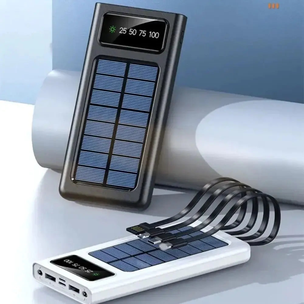 SolarCharge Companion with Integrated Cables