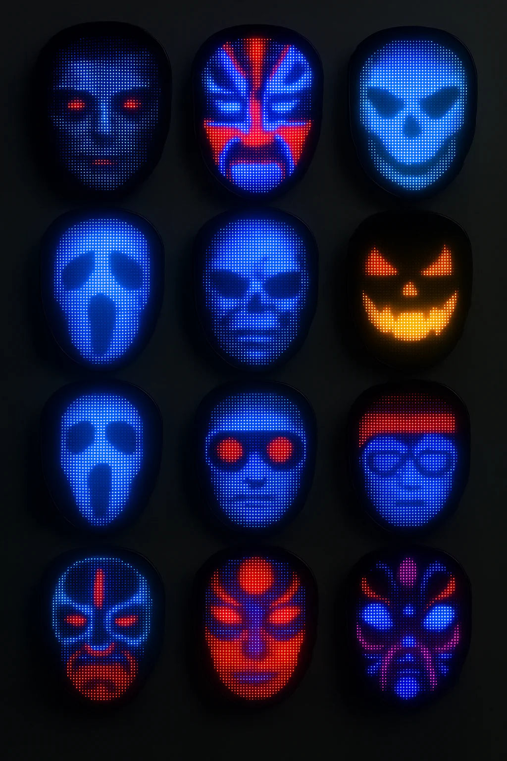 LED Face-Changing Mask