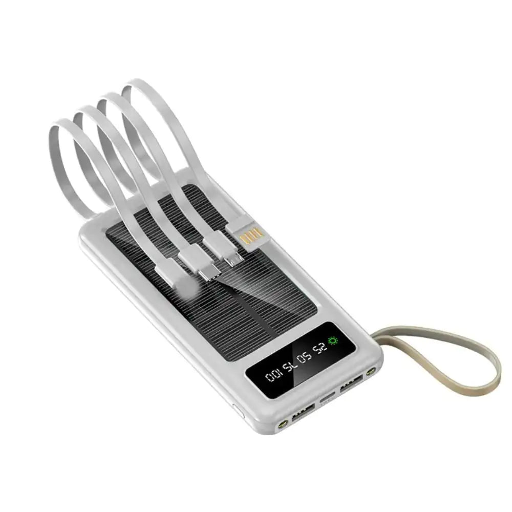 SolarCharge Companion with Integrated Cables