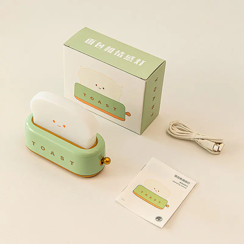 Creative LED Bread Machine Night Light with USB Charging