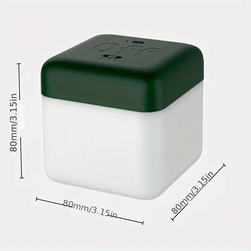 USB Rechargeable LED Cube Night Light for Home