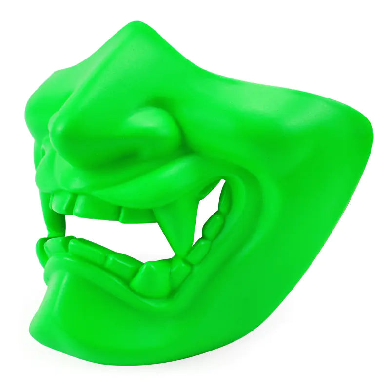 Halloween Glow Tactical Mask with Scary Face Design
