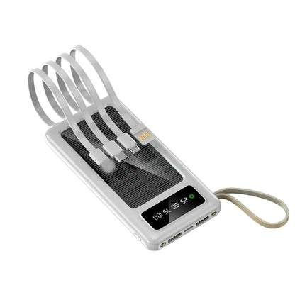 SolarCharge Companion with Integrated Cables