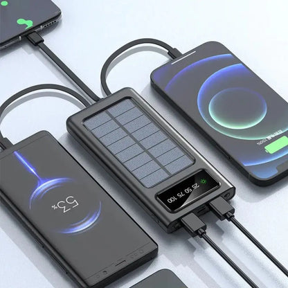 SolarCharge Companion with Integrated Cables