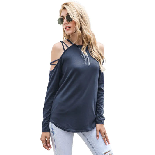 Luna Chic – Elegant Off-Shoulder Blouse