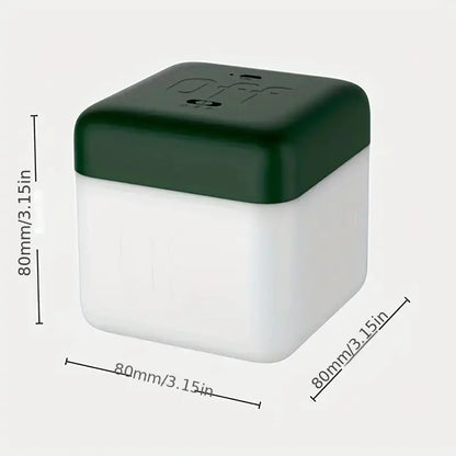 USB Rechargeable LED Cube Night Light for Home