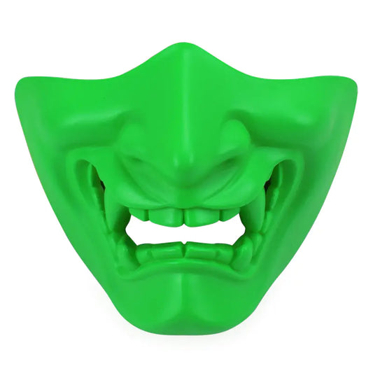 Halloween Glow Tactical Mask with Scary Face Design 