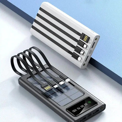 SolarCharge Companion with Integrated Cables
